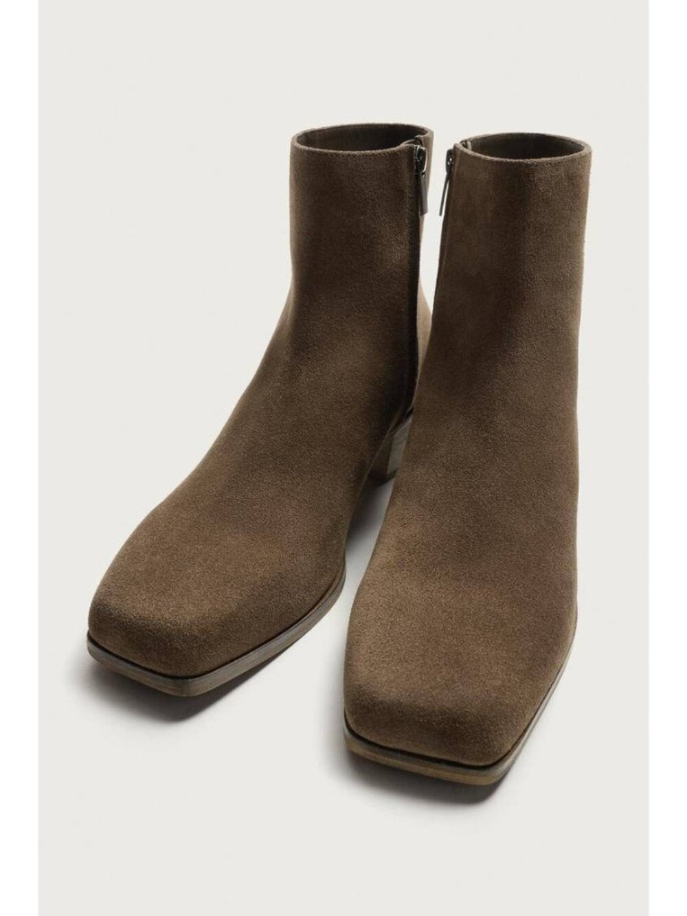Zara Brown Suede Ankle Boots Mens EU 41 US 8 Tan 2001/620 NWOB